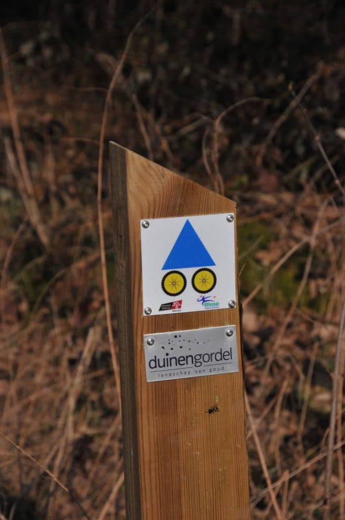 Bewegwijzering in de Duinengordel